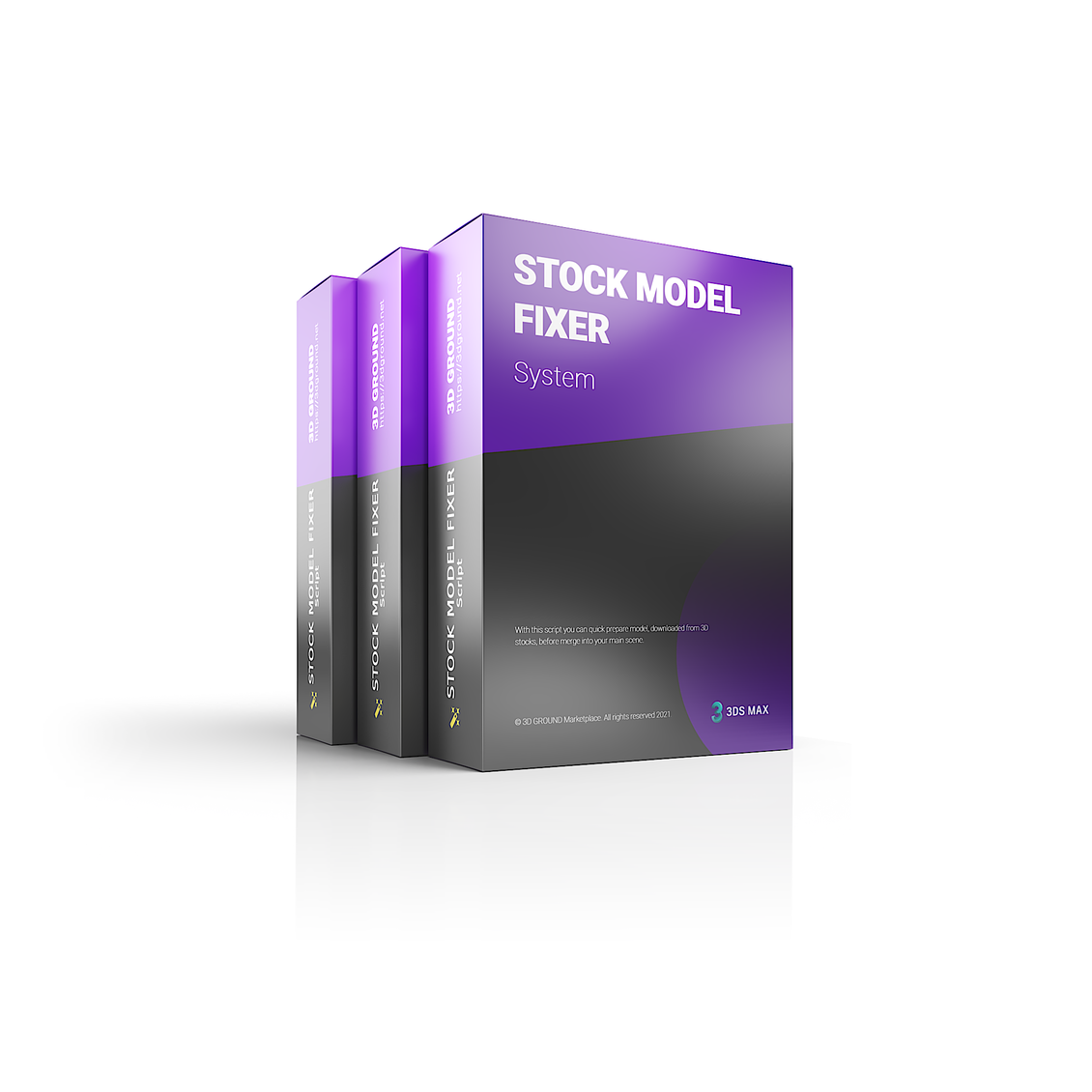 Stock Model Fixer  With this script you can quick prepare model, downloaded from 3D stocks, before merge into your main scene.

Stock Model Fixer is indispensable when using models from 3ddd/3dsky, cgtrader, hotpies and other resources.
