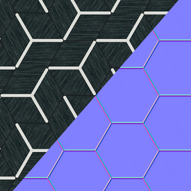 Create a Bee Hive Medley tile texture - A way to create textures and bump maps using 3Ds Max and Photoshop. You can use such textures for your scenes 3Ds Max, WebGL, UE4, Unity.