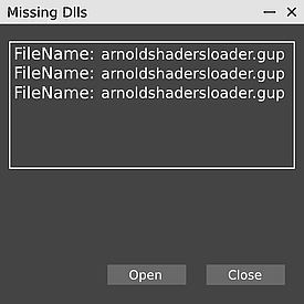 Помилка arnoldshadersloader.gup у 3Ds Max