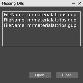 Error mrmaterialattribs.gup in 3Ds Max - How to avoid the mrmaterialattribs.gup error for the Mental Ray plugin in 3Ds Max.