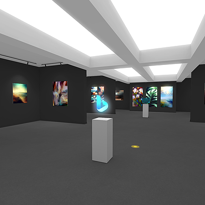 Creating an interactive 3D portfolio gallery